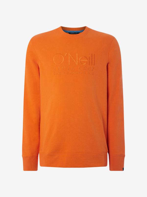 Mikina O'Neill Lm Logo Crew Sweat Oranžová