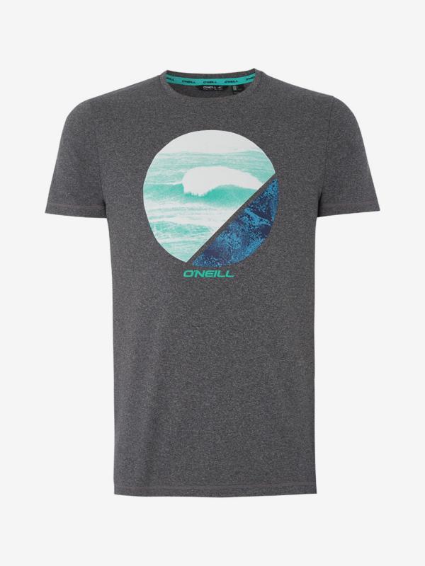 Tričko O'Neill Pm Framed Hybrid T-Shirt Šedá