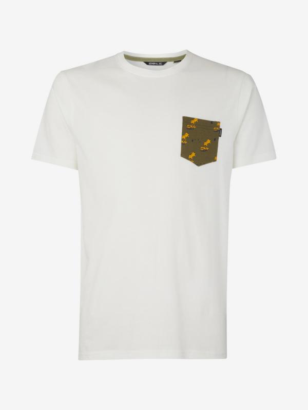 Tričko O'Neill Lm Palm Pocket T-Shirt Bílá