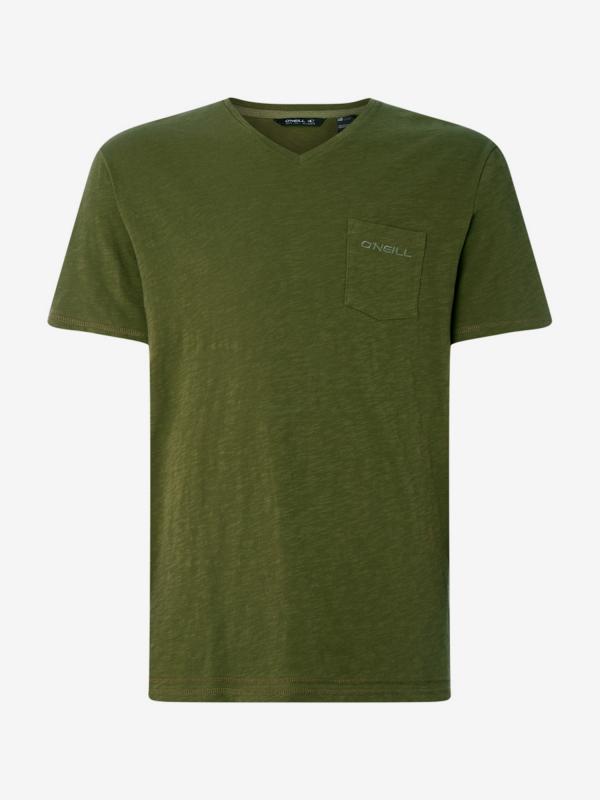 Tričko O'Neill Lm Essentials V-Neck T-Shirt Zelená