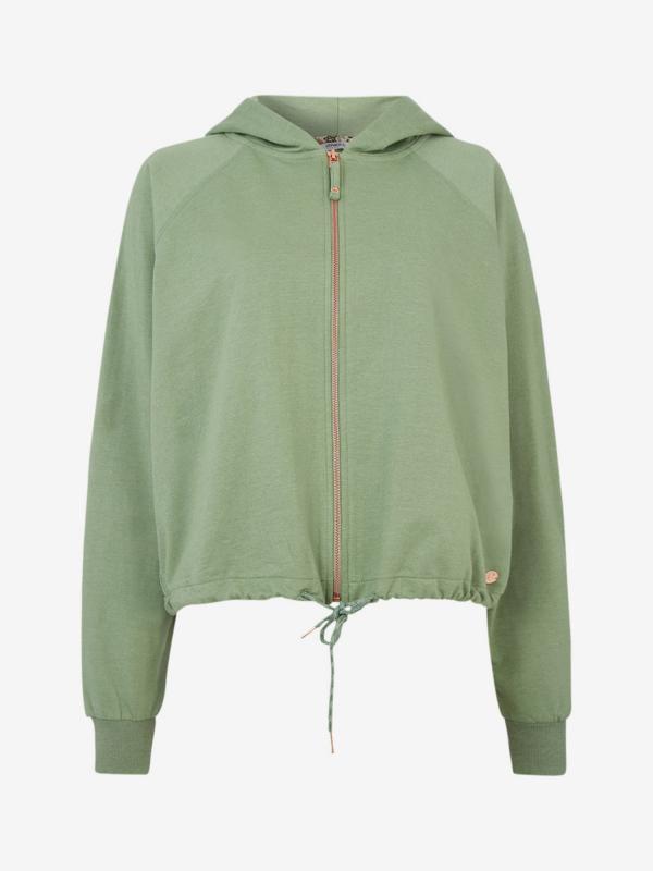 Mikina O'Neill Lw Elizabeth F/Z Hoodie Zelená