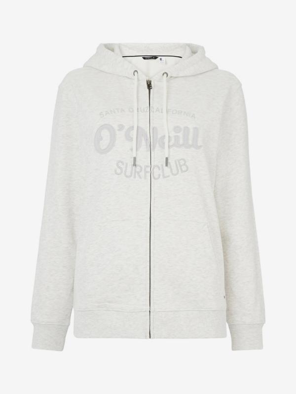 Mikina O'Neill Lw Noyo F/Z Hoodie Bílá