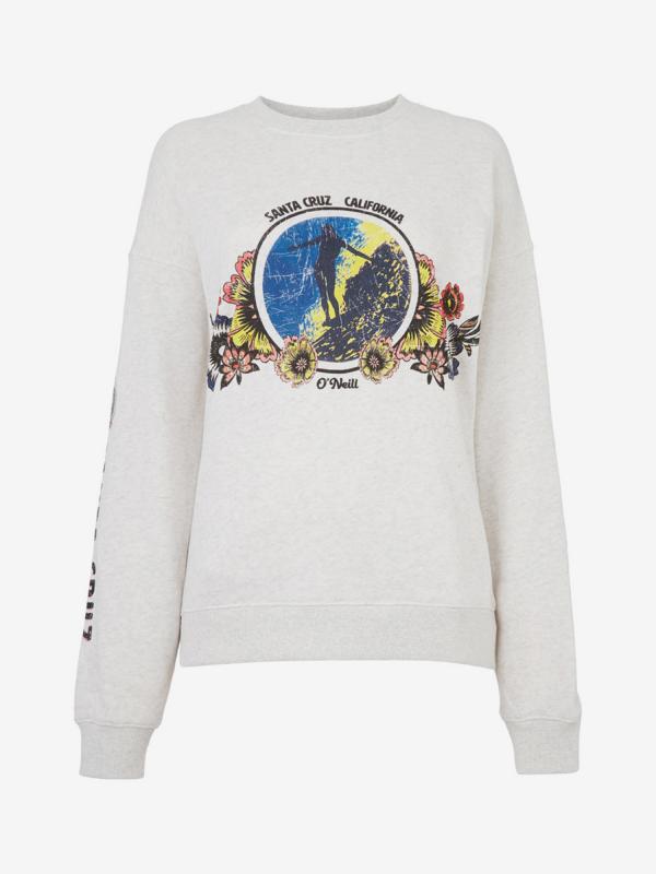 Mikina O'Neill Lw Ohlone Crew Sweatshirt Bílá