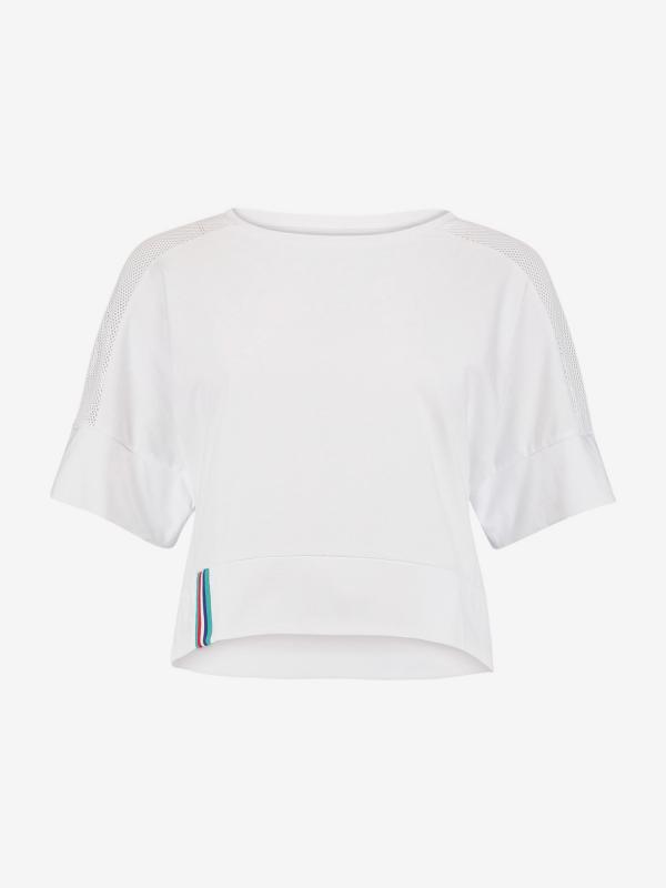 Tričko O'Neill Lw Loose Cropped Top Street Ls Bílá