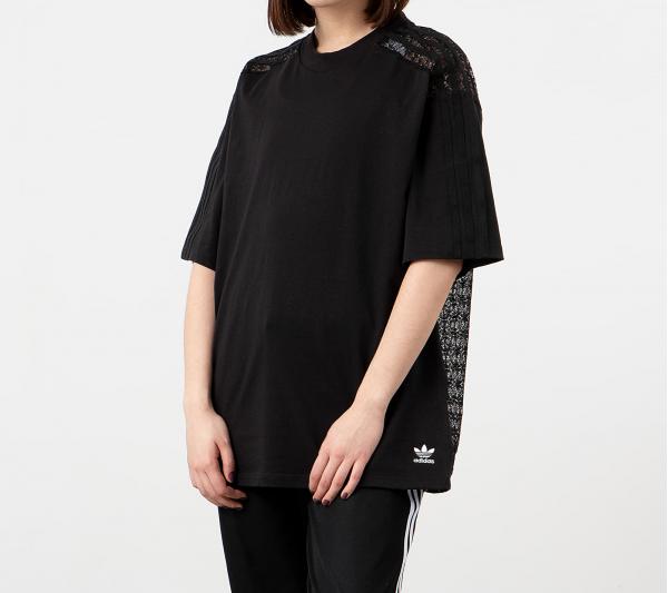 adidas Lace Back Tee Black