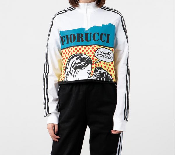 adidas by Fiorucci Graphic Long Sleeve Tee White