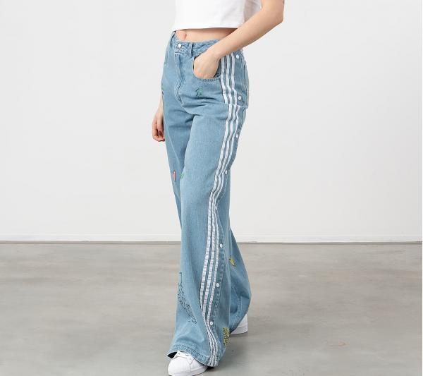 adidas by Fiorucci Denim Trackpants Clear Sky
