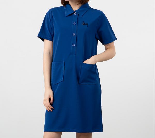 Stüssy Poly Knit Dress Blue