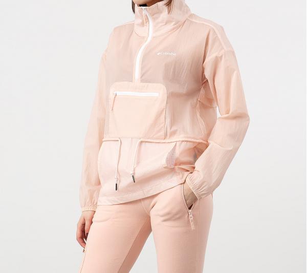 Columbia Berg Lake Anorak Windbreaker Jacket Pink
