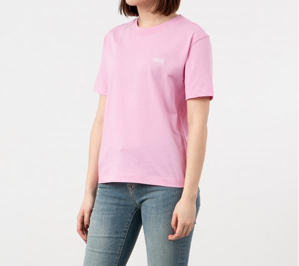 Vans Junior V Boxy Tee Fuchsia Pink