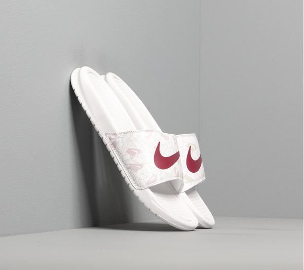 Nike Wmns Benassi Jdi Print Summit White/ Spruce Aura-Iced Lilac