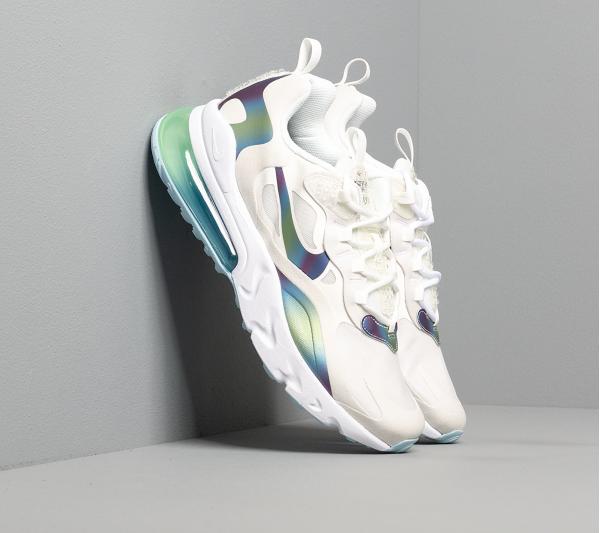 Nike Air Max 270 React 20 (GS) Summit White/ Multi-Color-Platinum Tint