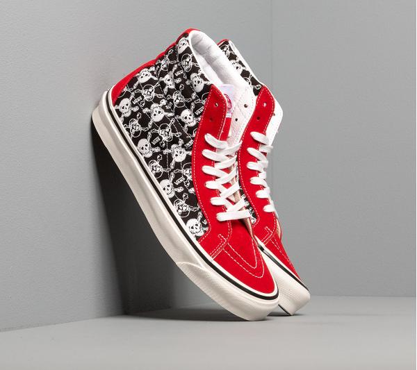Vans Sk8-Hi 38 DX (Anaheim Factory) Og Skullls/ Og Red/ Og Black
