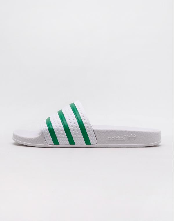 adidas Originals Adilette DSHGRY/GREEN/DSHGRY 42