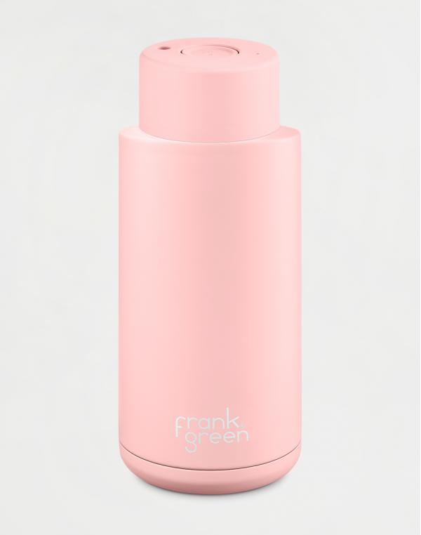 Frank Green Ceramic Steel Bottle 1 l Blushed