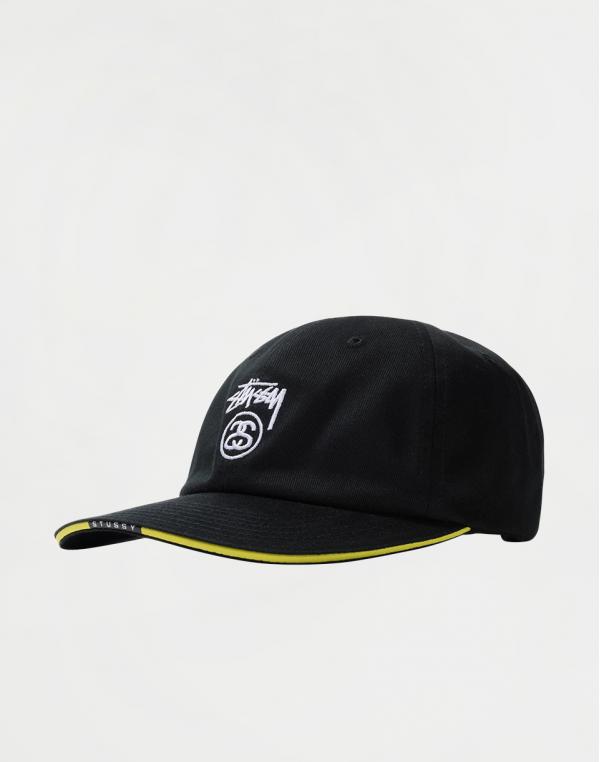 Stüssy Sandwich Visor Low Pro Cap Black