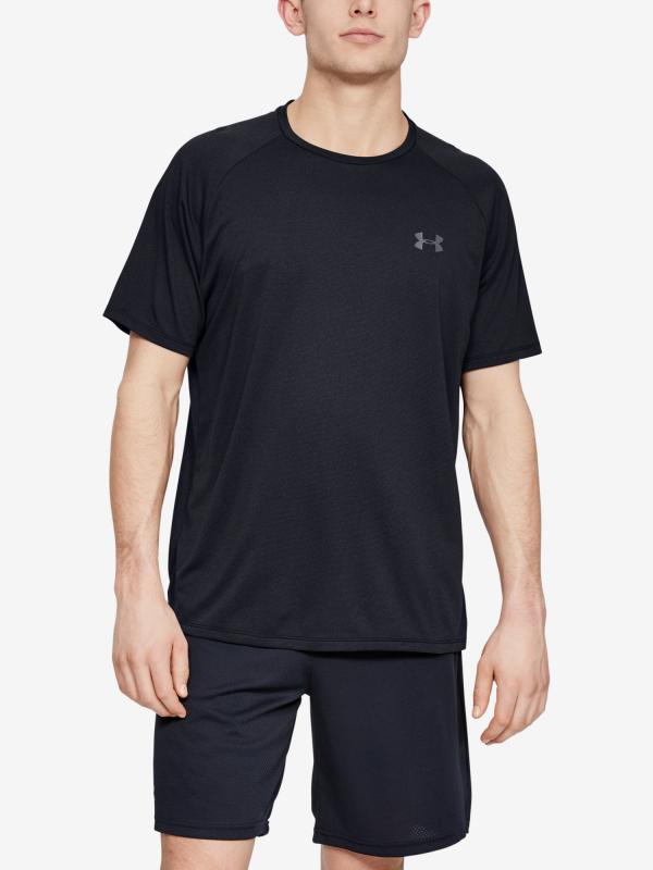 Tričko Under Armour Tech 2.0 Ss Tee Novelty-Blk Černá