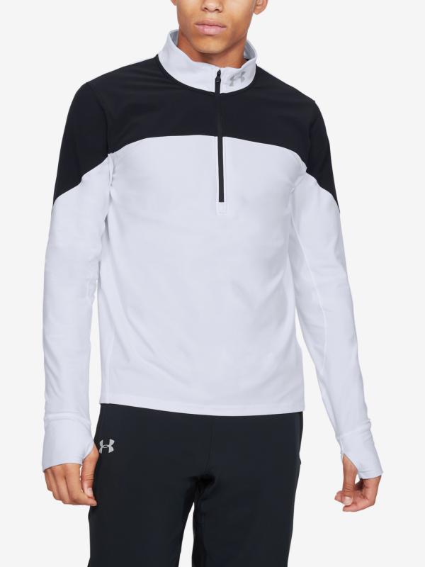Tričko Under Armour Qlifier Half Zip Bílá