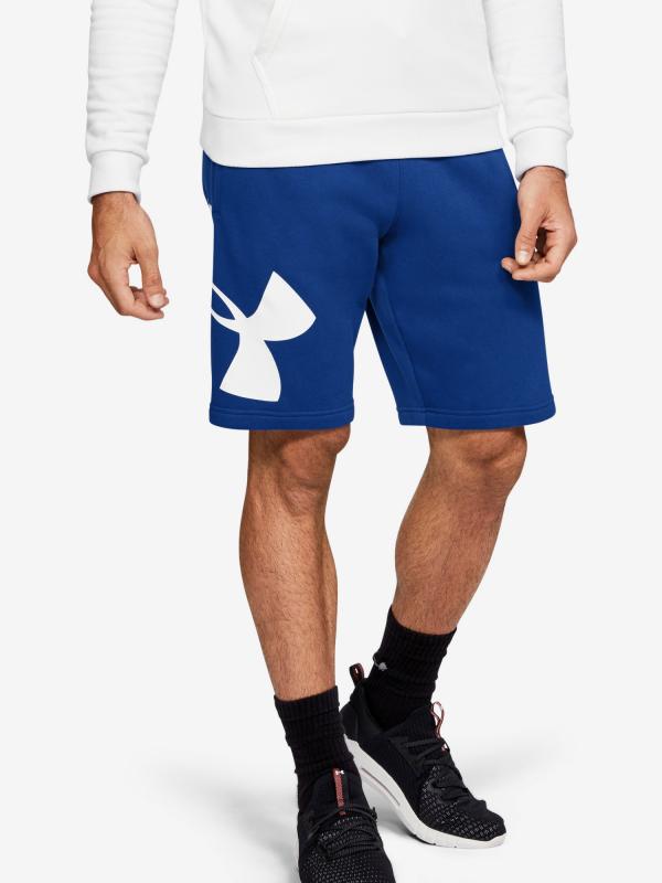 Tepláky Under Armour Rival Fleece Logo Sweatshort Modrá