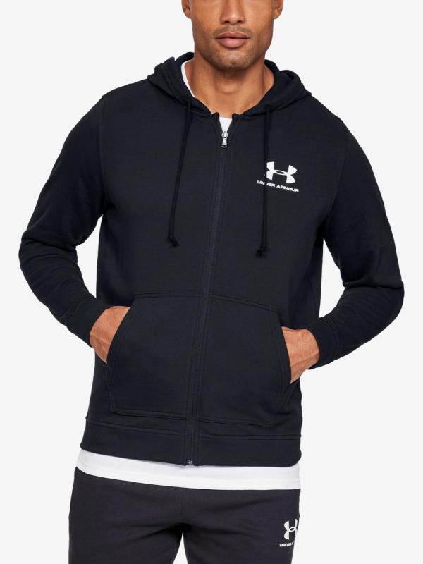 Mikina Under Armour Sportstyle Terry Fz Černá