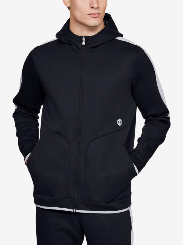 Mikina Under Armour Athlete Recovery Fleece Full Zip Černá