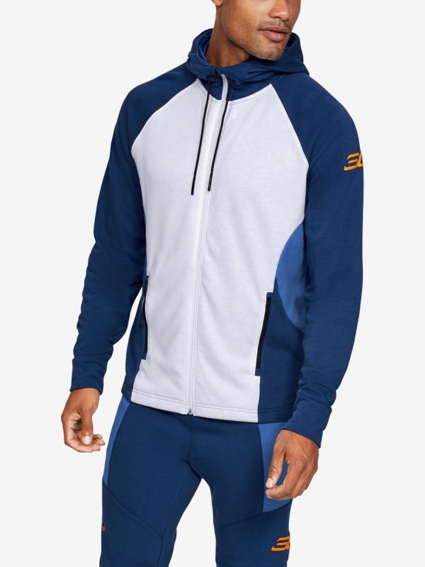 Bunda Under Armour Sc30 Warmup Jacket Bílá