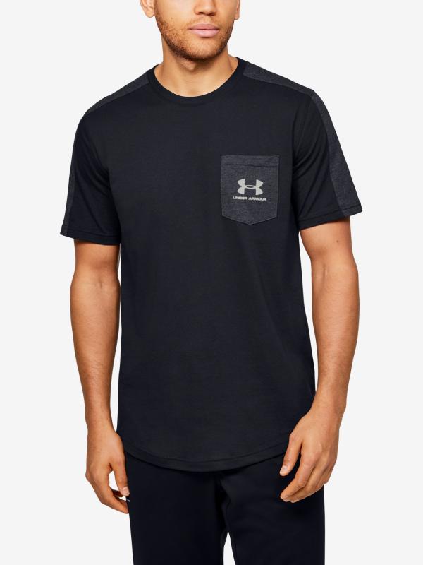 Tričko Under Armour Sportstyle Ss Černá