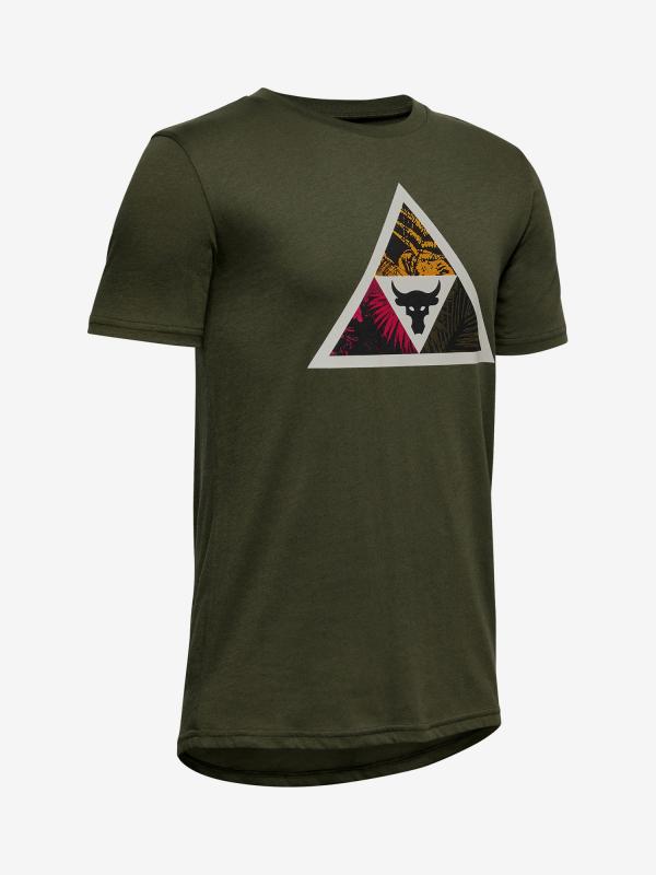 Tričko Under Armour Project Rock Brama Bull Ss Zelená