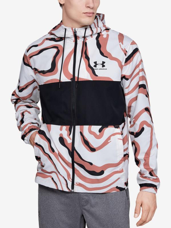 Bunda Under Armour Sportstyle Wind Printed Hooded Jacket Barevná