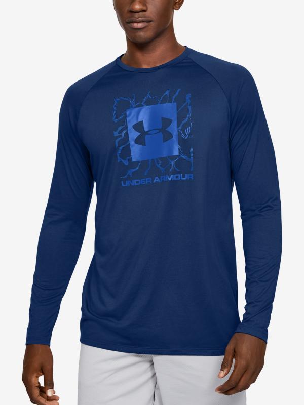 Tričko Under Armour Tech 2.0 Graphic Ls Modrá