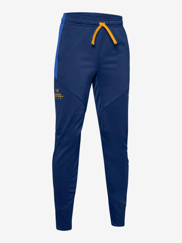 Tepláky Under Armour Curry Warmup Pant Modrá