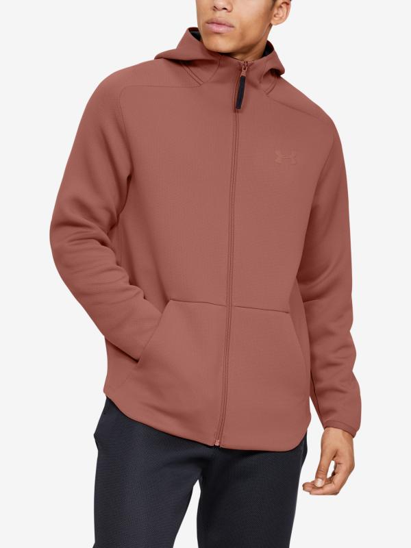 Mikina Under Armour Move Fz Hoodie Oranžová