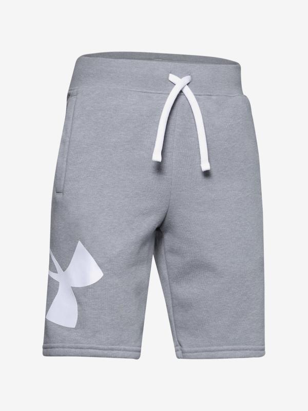 Kraťasy Under Armour Rival Fleece Logo Shorts Šedá