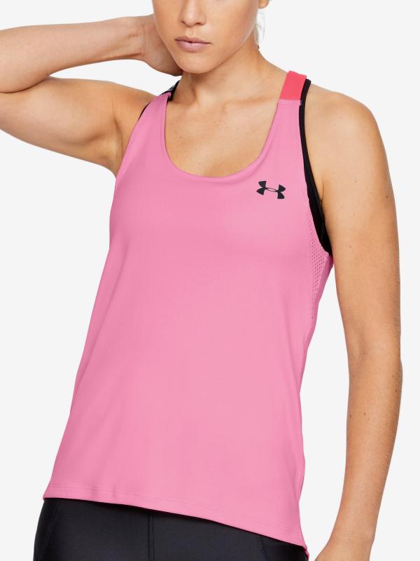 Tílko Under Armour Hg Armour Wm Double Strap Tank Růžová