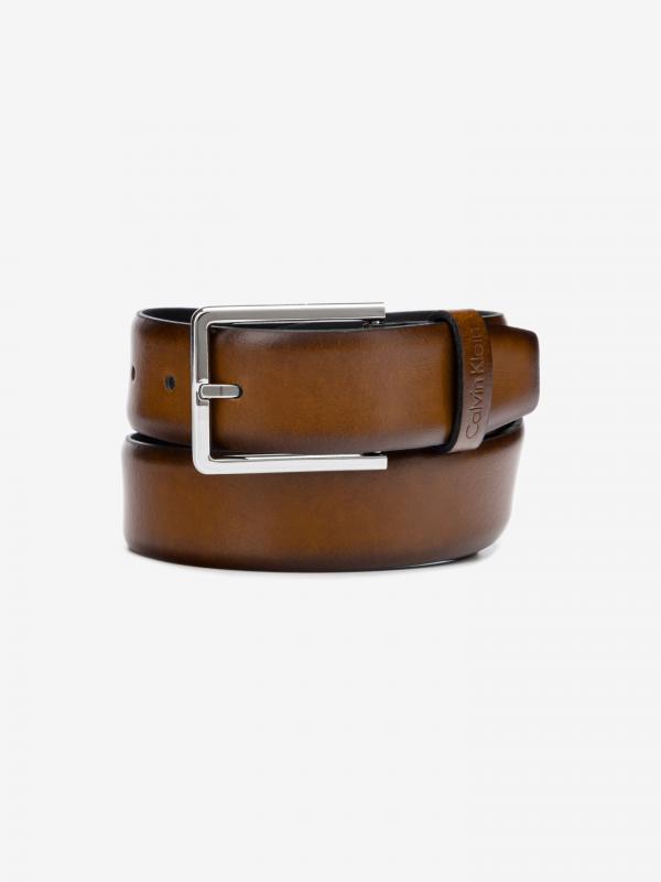Pásek Calvin Klein Hnědá