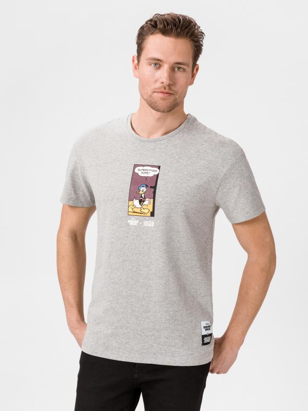 Donald Duck Triko Jack & Jones Šedá