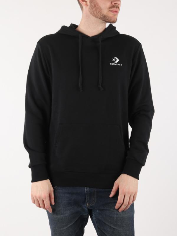 Mikina Converse Star Chevron Emb Po Hoodie Ft Černá