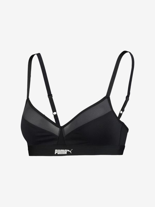 Podprsenka Puma Micro Mesh Bralette 1 Pack Hang Černá