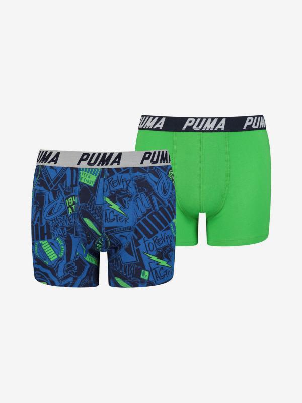 Boxerky Puma Boys Aop Boxer 2 Pack Barevná