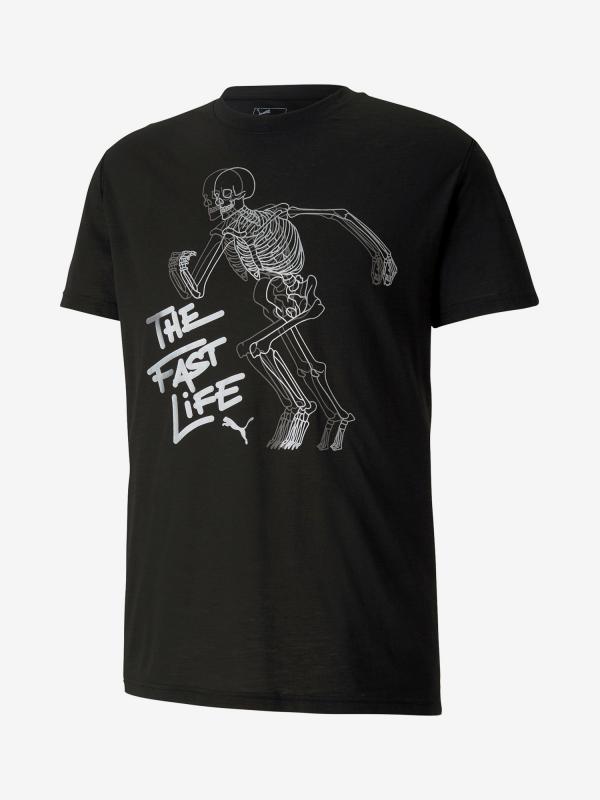 Tričko Puma Graphic Tee Černá
