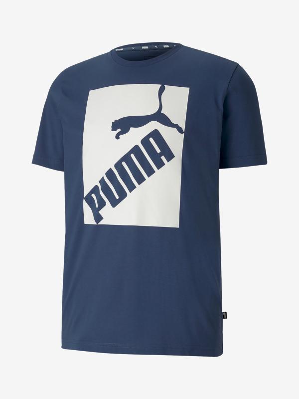 Tričko Puma Big Logo Tee Modrá