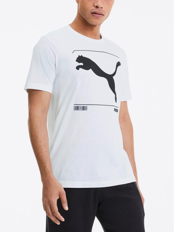 Tričko Puma Nu-Tility Graphic Tee Bílá