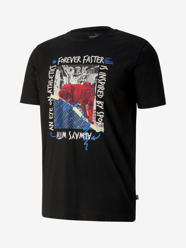 Tričko Puma Photo Tee Černá