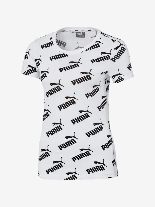 Tričko Puma Amplified Aop Tee Bílá
