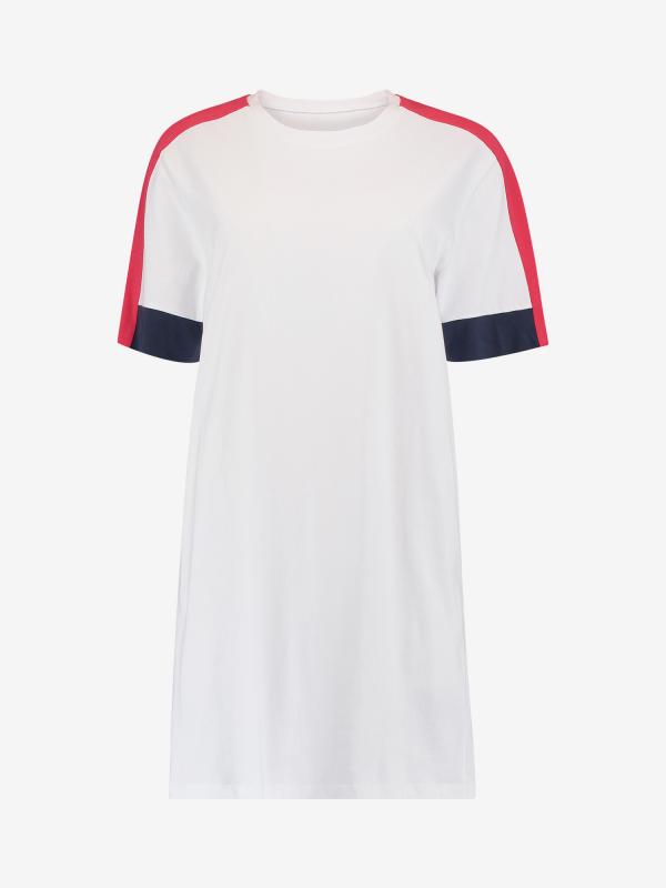 Šaty O'Neill Lw T-Shirt Dress Street Ls Bílá