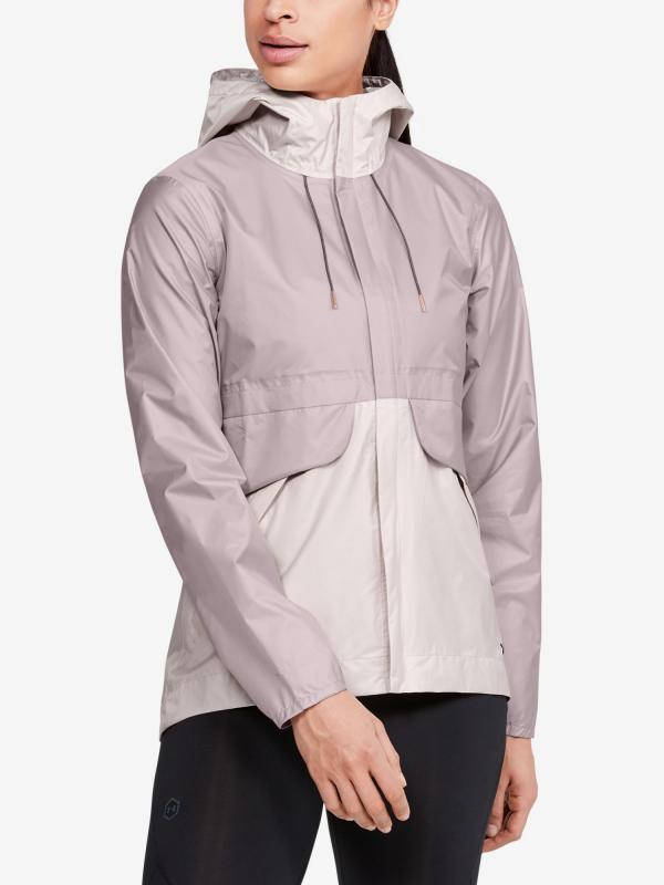 Bunda Under Armour Cloudburst Shell Růžová