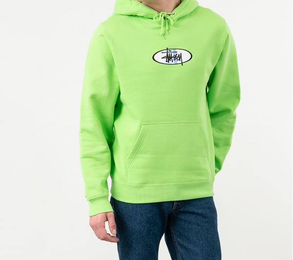 Stüssy 2 Bar App. Hoodie Green