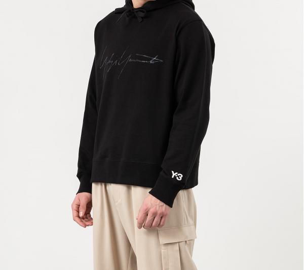 Y-3 Signature Hoodie Black