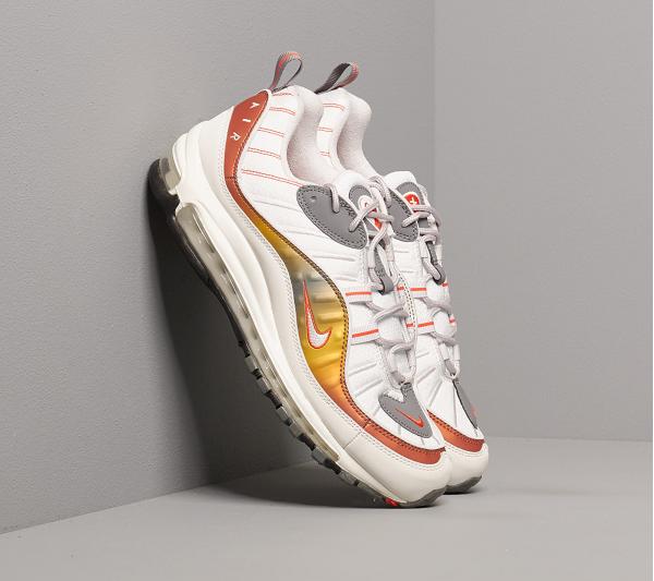 Nike Air Max 98 Se Vast Grey/ Summit White-Team Orange