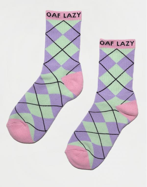 Lazy Oaf Lazy Argyle Socks Multi